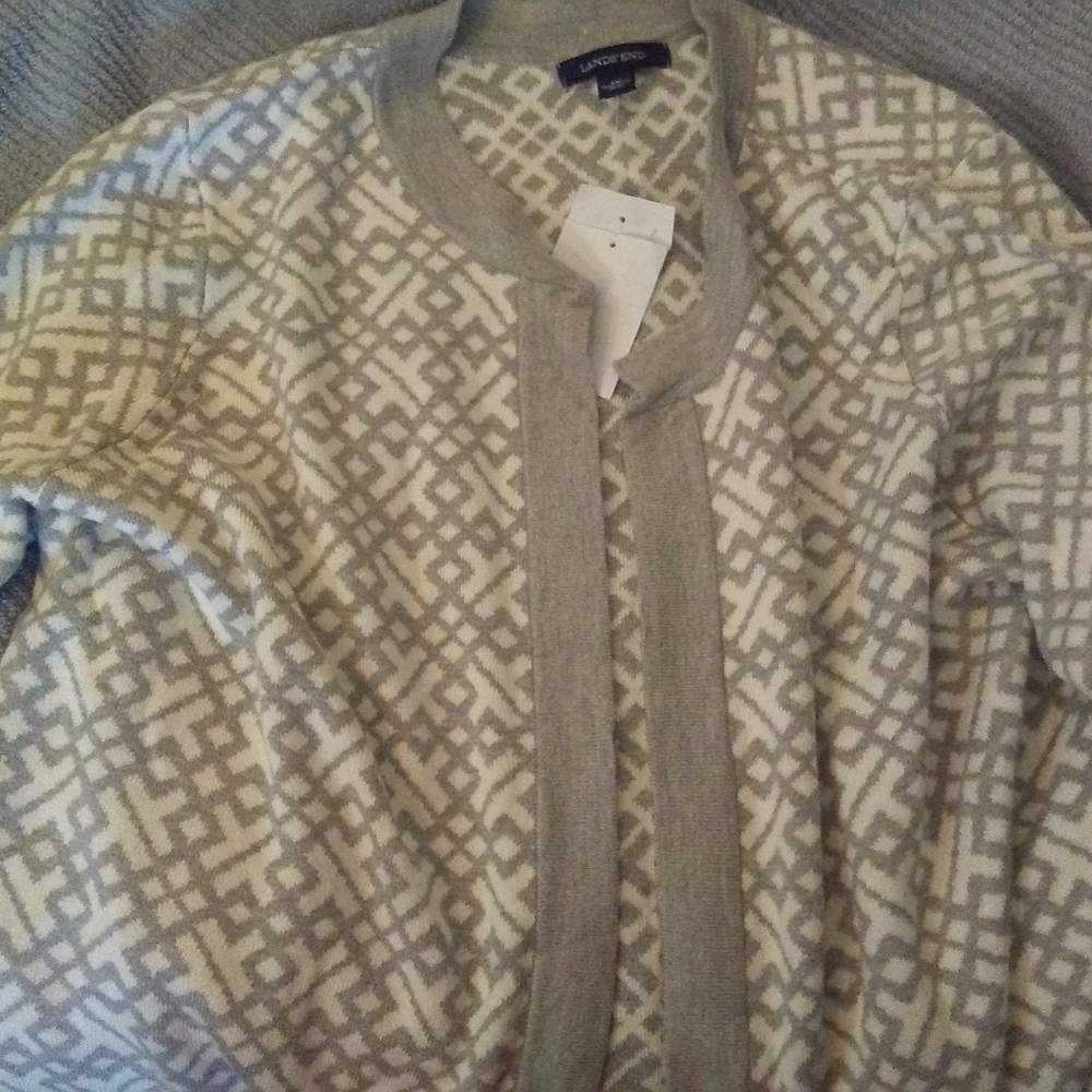 Lands's End Women's Plus size cardigan, 1X